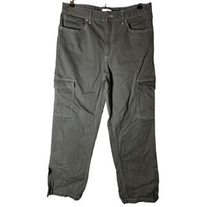 H&M Green Wide Leg Pants